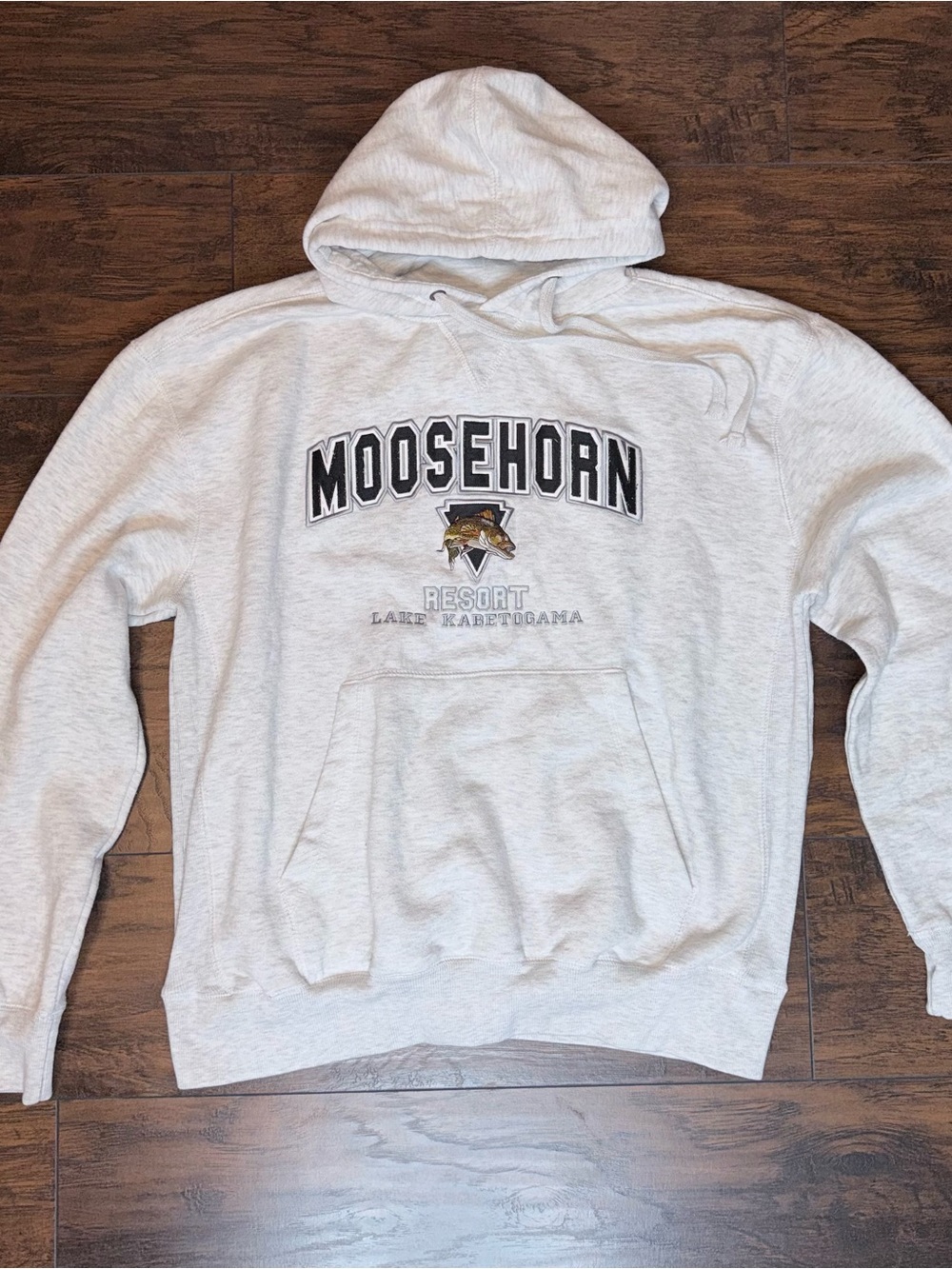 Moosehorn Resort Women’s Light Gray Crewneck Hoodie